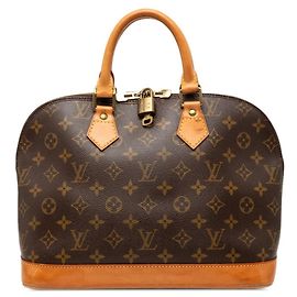 Sac à main Louis Vuitton Monogram Alma PM Marron