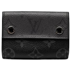 Louis Vuitton Monogram Eclipse Reverse Discovery Compact Wallet Brown