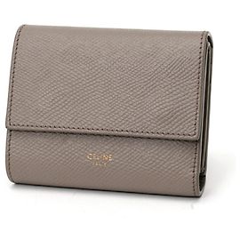 Céline Celine Small Trifold Wallet Grey