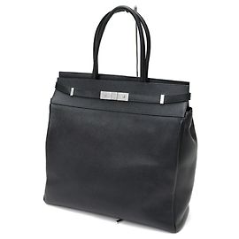 Borsa Tote Manhattan Saint Laurent Nero