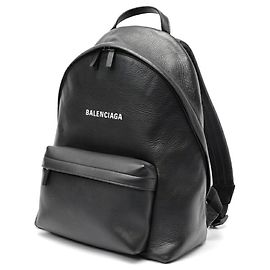 Balenciaga Everyday Leather Backpack Black
