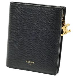 Céline Portafoglio compatto bi-fold Celine Nero