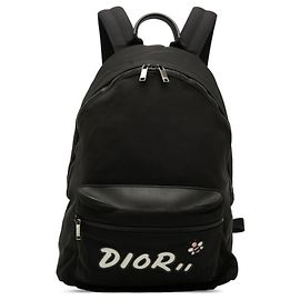Christian Dior Dior HOMME × KAWS BEE Logo Backpack Black