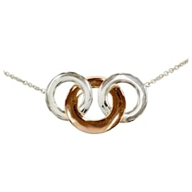 Collana lunga Tiffany & Co. 1837 Interlocking Multi Circle Argento D'oro