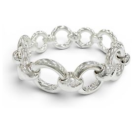 Hermès Bracciale Charm Vintage Frontaire Hermes Argento