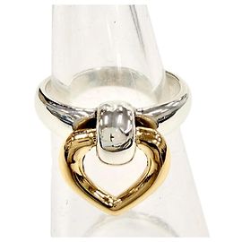 Hermès Anello Heart Knock Hermes Argento D'oro
