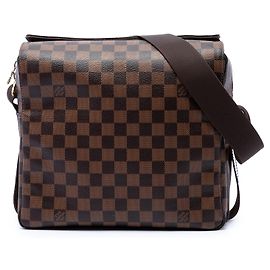Louis Vuitton Marrom Damier Ebene Naviglio Marrom