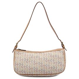 Céline Borsa a Spalla Celine Brown C Macadam Canvas Marrone Beige