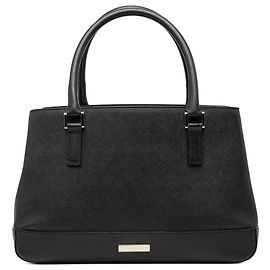Bolsa de couro de bezerro preto Burberry Preto