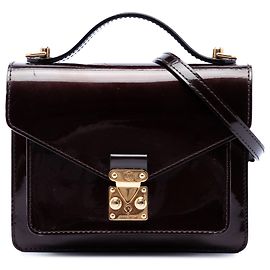 Louis Vuitton Purple Vernis Monceau BB Violet