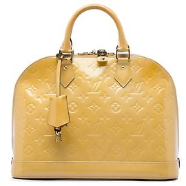 Louis Vuitton Alma PM en Monogram Vernis beige Beige