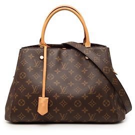 Louis Vuitton Marron Monogram Montaigne MM Marron