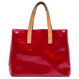 Louis Vuitton Red Monogram Vernis Reade PM Rosso