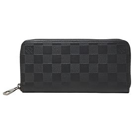 Carteira Zippy Louis Vuitton Damier Infini Preto