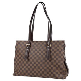 Borsa Tote Louis Vuitton Chelsea Marrone