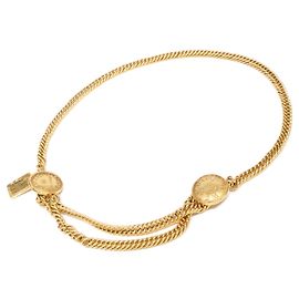 Cinto Chanel Cambon Chain Dourado