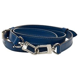 Tracolla in pelle blu navy Louis Vuitton Blu navy