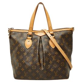 Bolsa Louis Vuitton Monogram Palermo PM Marrom