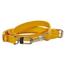 Louis Vuitton Yellow Leather Shoulder Strap Yellow