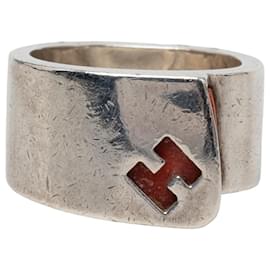 Hermès Hermes Silberring Silber