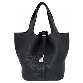 Hermès Hermes Picotin Lock MM Handbag Black