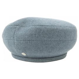Hermès Boné Hermes Cuir de Selle Parisienne Patchwork Cashmere Marrom