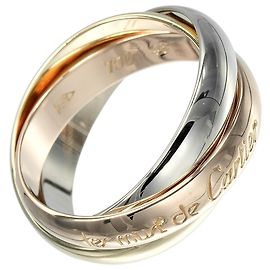 Anel Cartier Trinity em ouro rosa branco e amarelo 18K Outro
