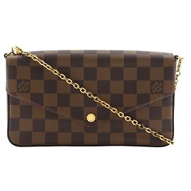 Borsa a Spalla Pochette Felicie Louis Vuitton Marrone