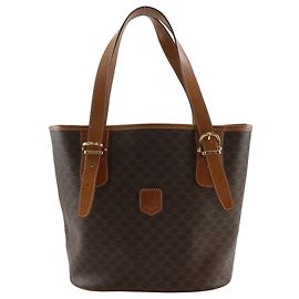 Céline Bolsa Bucket Celine Macadam Marrom