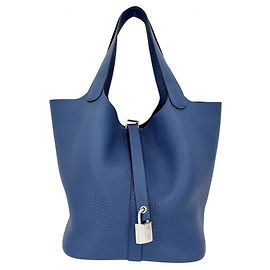 Hermès Hermes Picotin Lock MM Handbag Blue