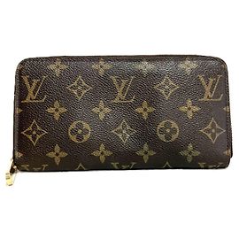 Cartera Zippy Louis Vuitton en Monogram marrón Castaño