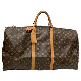 Sac Boston Louis Vuitton Keepall 60 Marron