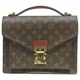 Louis Vuitton Monceau 28 Handtasche Braun
