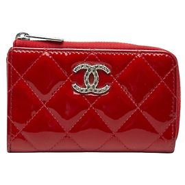Monedero Chanel Coco Mark Matelassé Roja