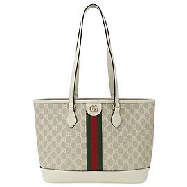Sac cabas Gucci Ophidia Medium Blanc Beige