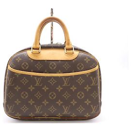 Louis Vuitton Monogramissime Bowling em lona Monogram e Exotics Marrom