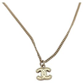 Presilhas Chanel Logo Chanel banhadas a ouro Dourado