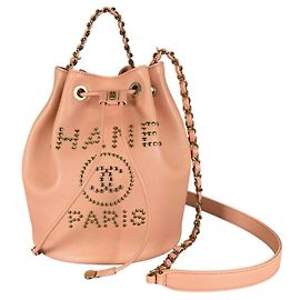 Sac à épaule Chanel Deauville Rose Rose