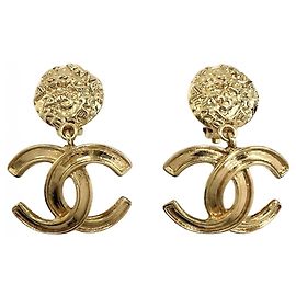 Orecchini Chanel Vintage Gold Clip D'oro