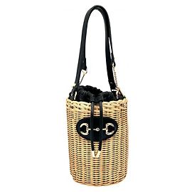 Borsa a secchiello Horsebit 1955 da donna Gucci Nero Beige
