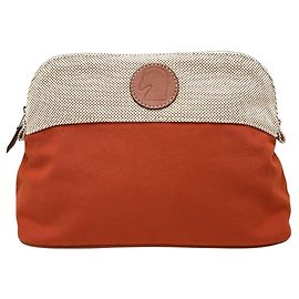 Hermès Hermes Bolide Pouch MM Beige Naranja