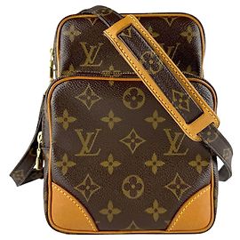 Borsa a tracolla Louis Vuitton Marrone Monogram Marrone Monogramma