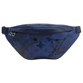 Louis Vuitton Monogram Aqua Garden Discovery Bumbag PM M22576 Blu