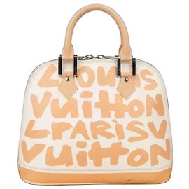 Louis Vuitton Bolsa Alma PM Monogram Graffiti Branco Outro