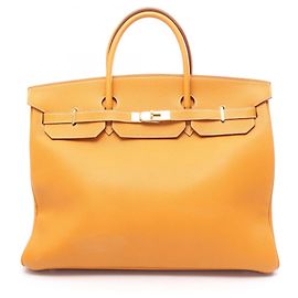 Hermès Borsa Hermes Birkin 40 in pelle Togo gialla Giallo