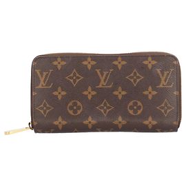 Cartera larga Louis Vuitton Monogram Castaño