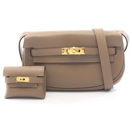 Hermès Bolsa de Ombro Hermes Kelly Move Beige Malfa Bege