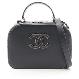 Beauty Case Matelassé Chanel Nero