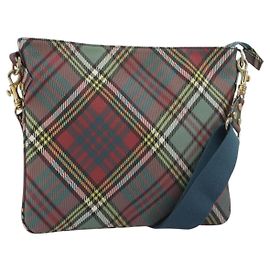 Borsa a tracolla Vivienne Westwood in PVC e pelle multicolore oro Auth 188620A Multicolore D'oro