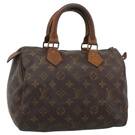 LOUIS VUITTON Sac à main Monogram Speedy 25 M41528 LV Auth hk3902 Monogramme